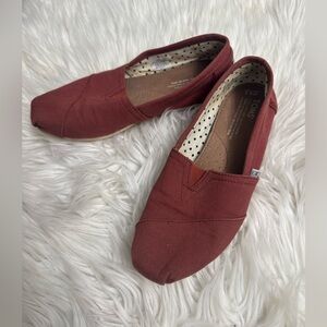TOMS Brick Red Alpargata